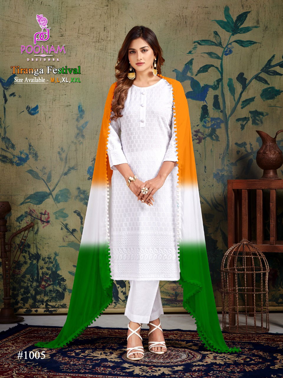 Tiranga Festival Wear Special Wholesale Readymade Suits
